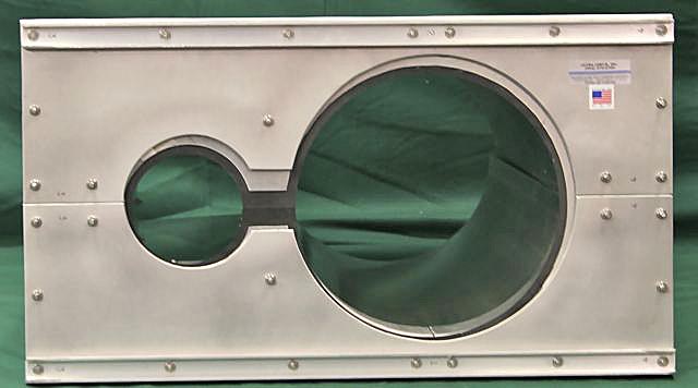 Top view of Thermo-Well Safe Sleeve shown with Aluminum Skirt
